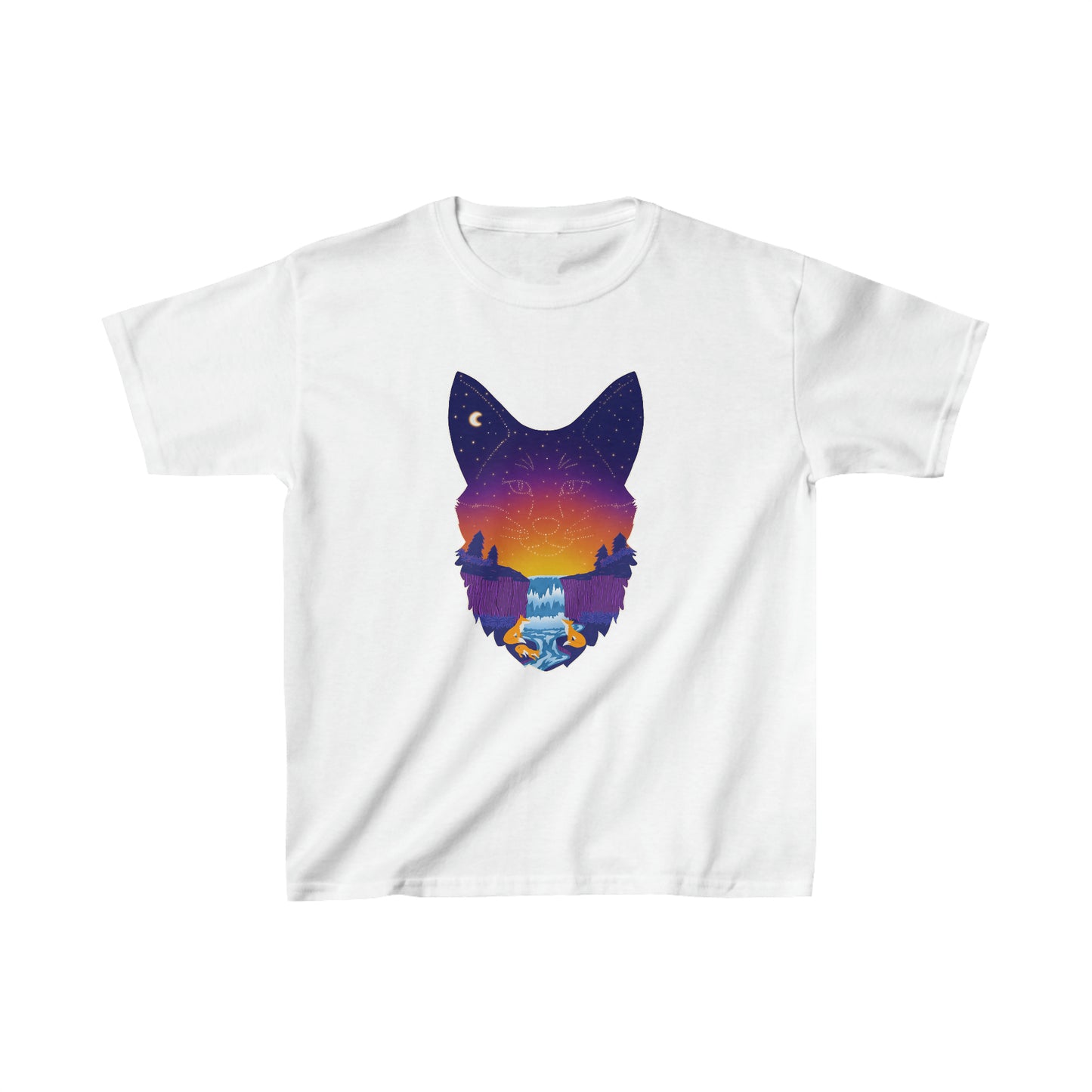 Children's t-shirt - Fox constellation