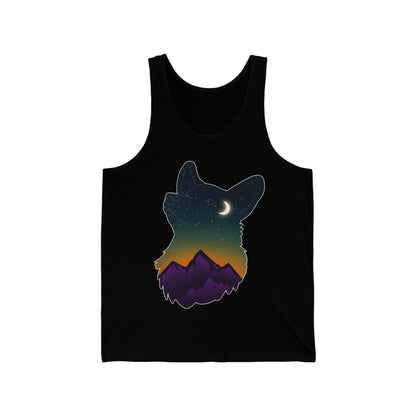 Tank top - Unisexe - Constellation corgi