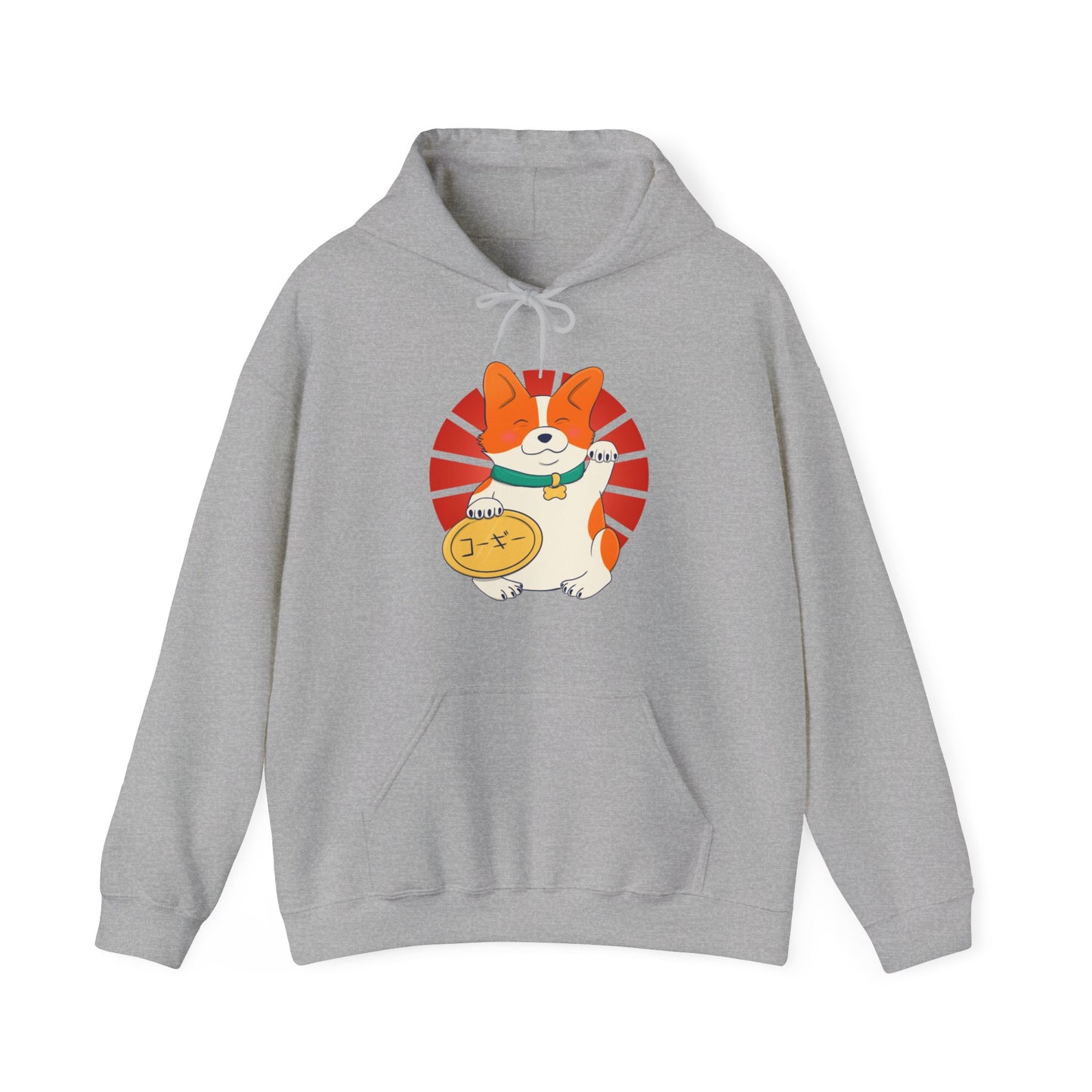 Hoodie - Unisexe - Maneki corgi