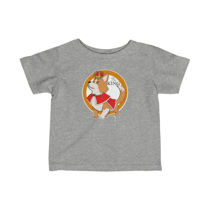 Baby's t-shirt - King corgi