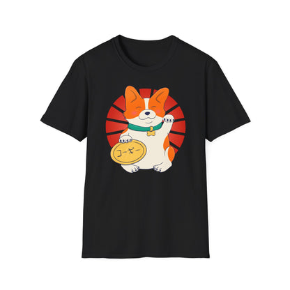 T-shirt - Unisex - Maneki corgi