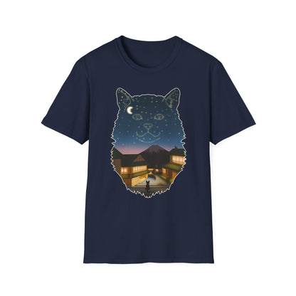 T-shirt - Unisexe - Constellation chat