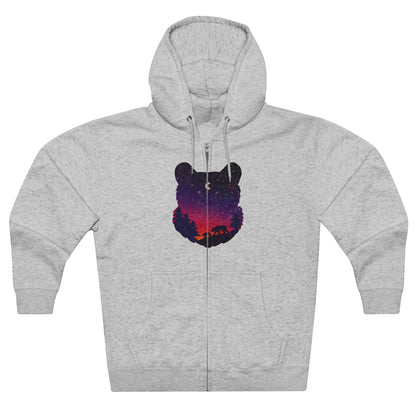 Full Zip Hoodie - Unisex - Bear Constellation
