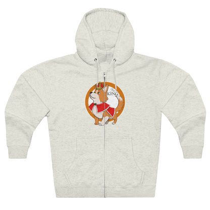 Full Zip Hoodie - Unisex - King corgi