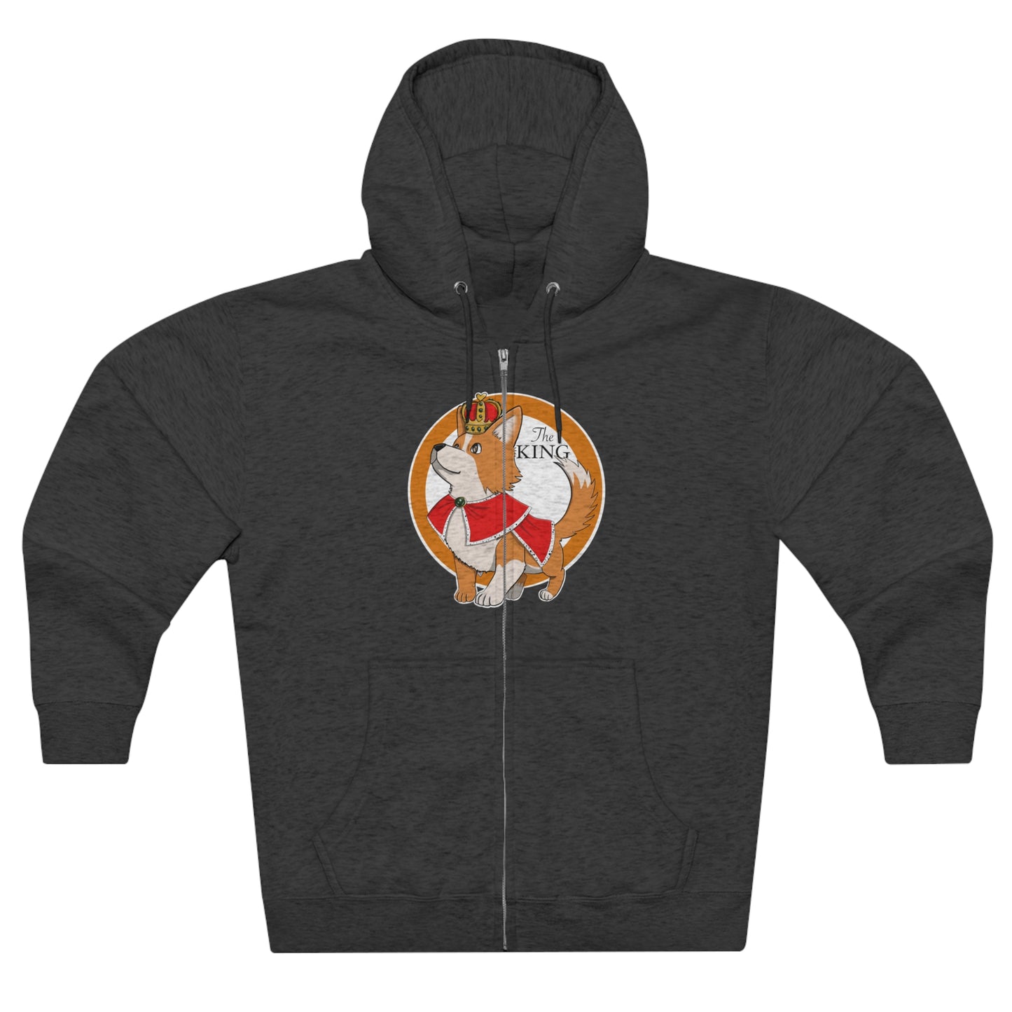 Full Zip Hoodie - Unisex - King corgi