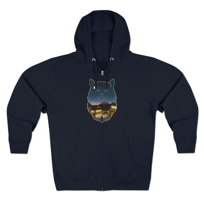 Full Zip Hoodie - Unisex - Cat Constellation