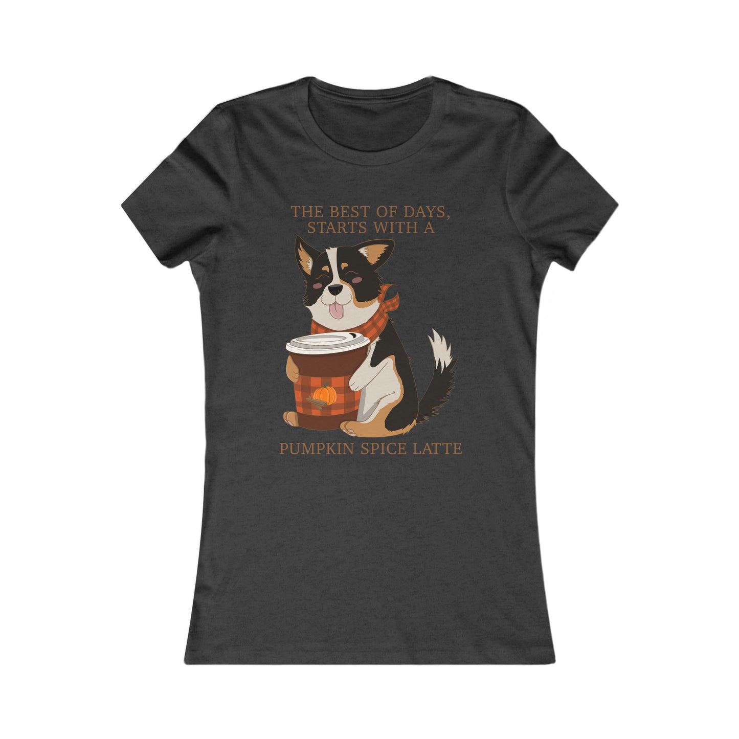 T-shirt femme - Pumpkin spice corgi