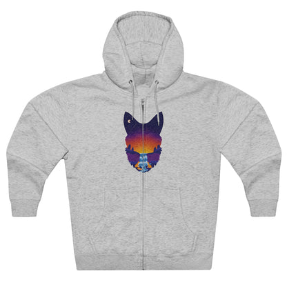 Full Zip Hoodie - Unisex - Fox Constellation