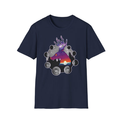 T-Shirt - Unisexe - Cerf cosmique