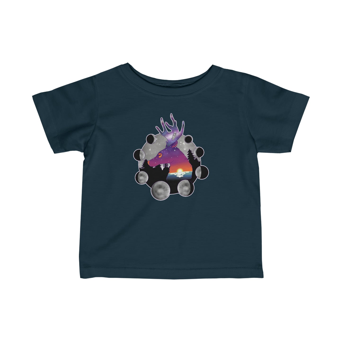 T-shirt bébé - Cerf cosmique