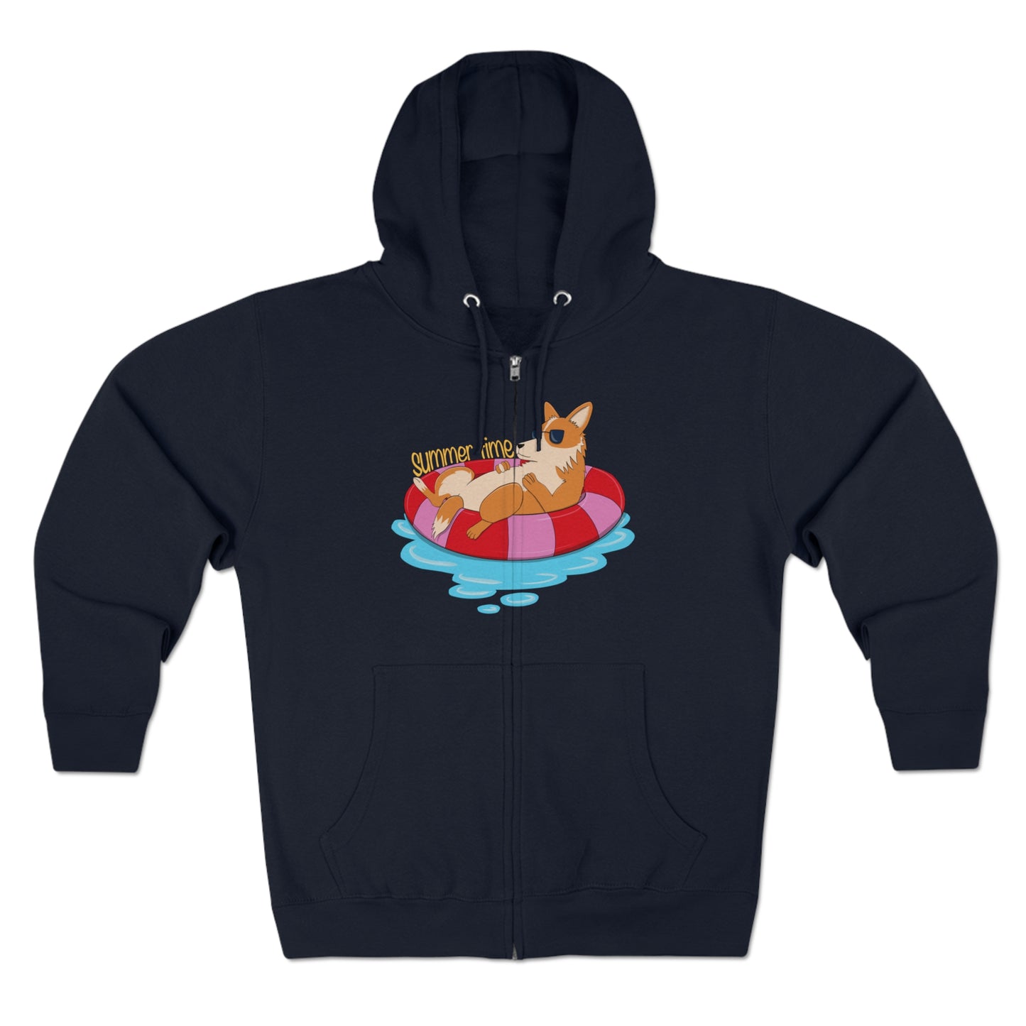Full Zip Hoodie - Unisex - Summer time