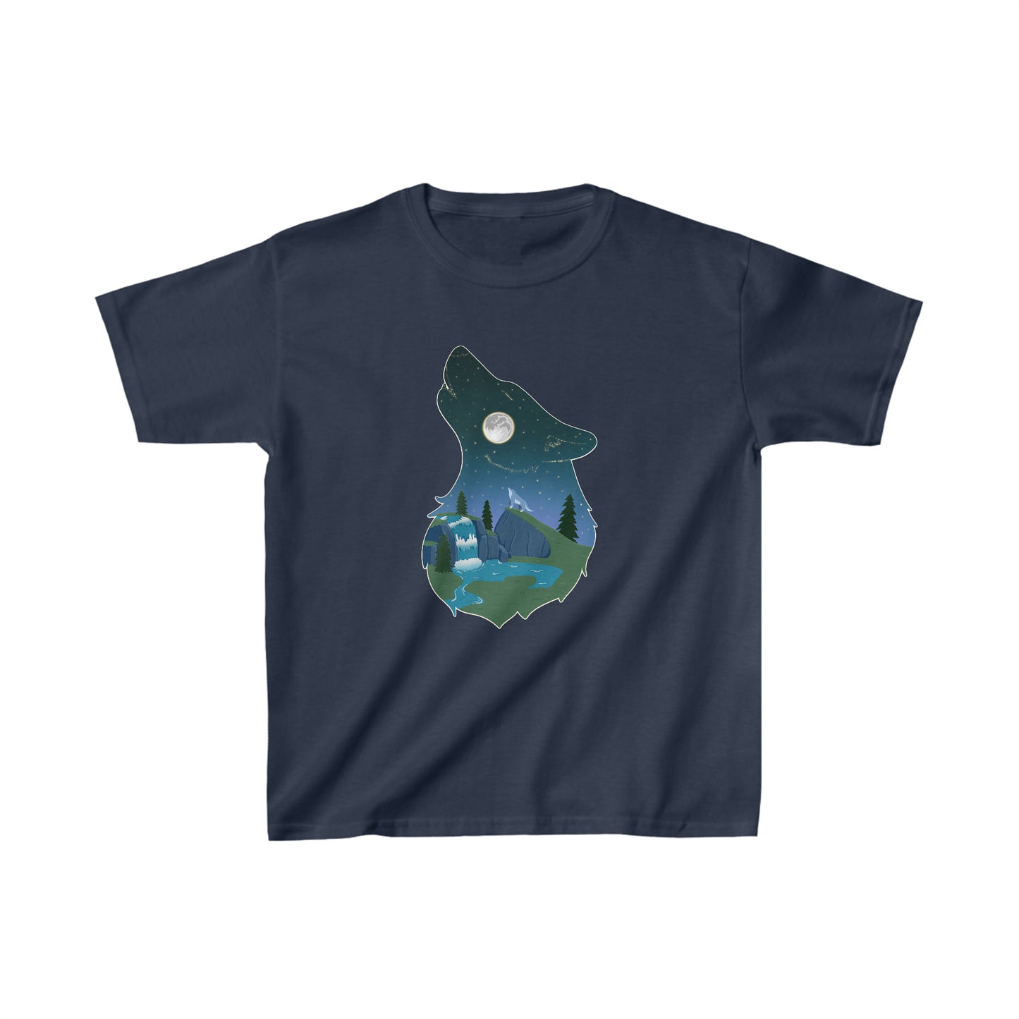 T-shirt enfant - Constellation loup