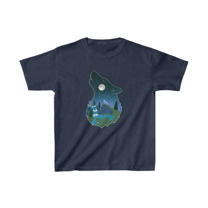 T-shirt enfant - Constellation loup