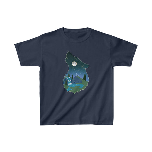 T-shirt enfant - Constellation loup