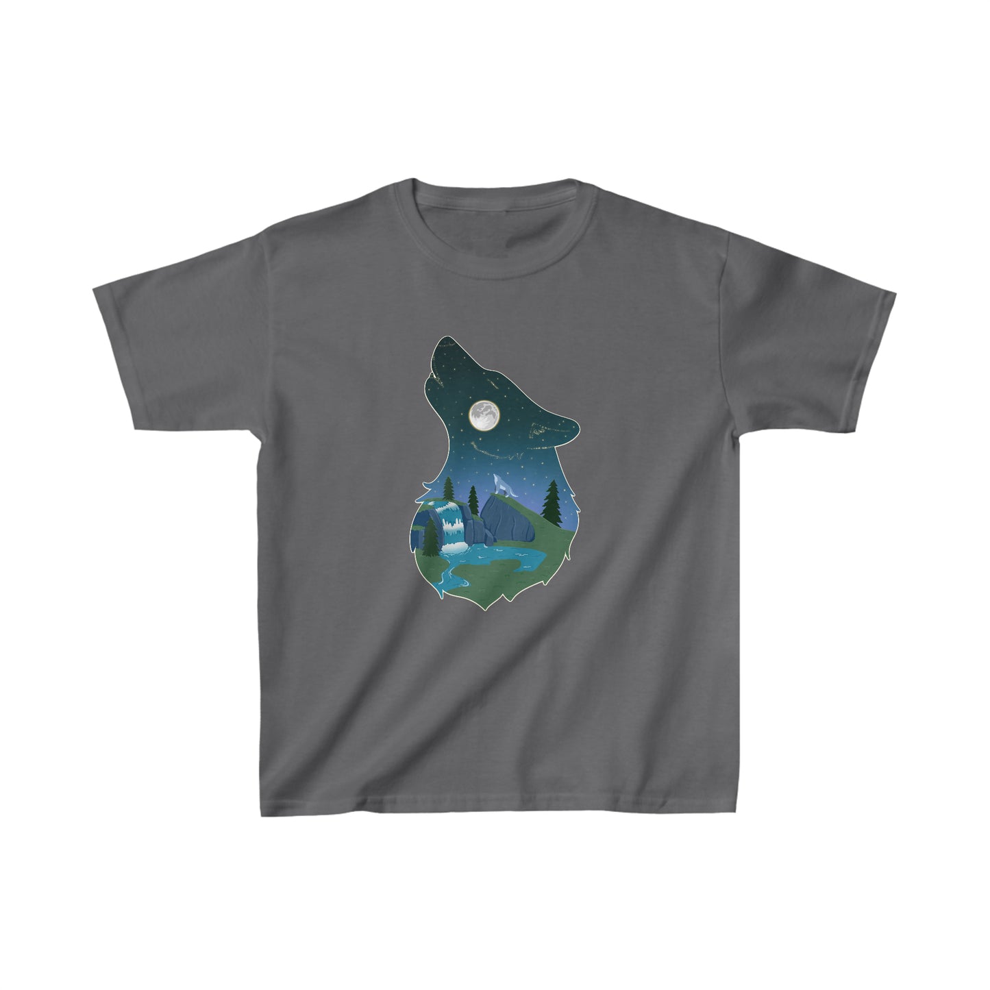 T-shirt enfant - Constellation loup