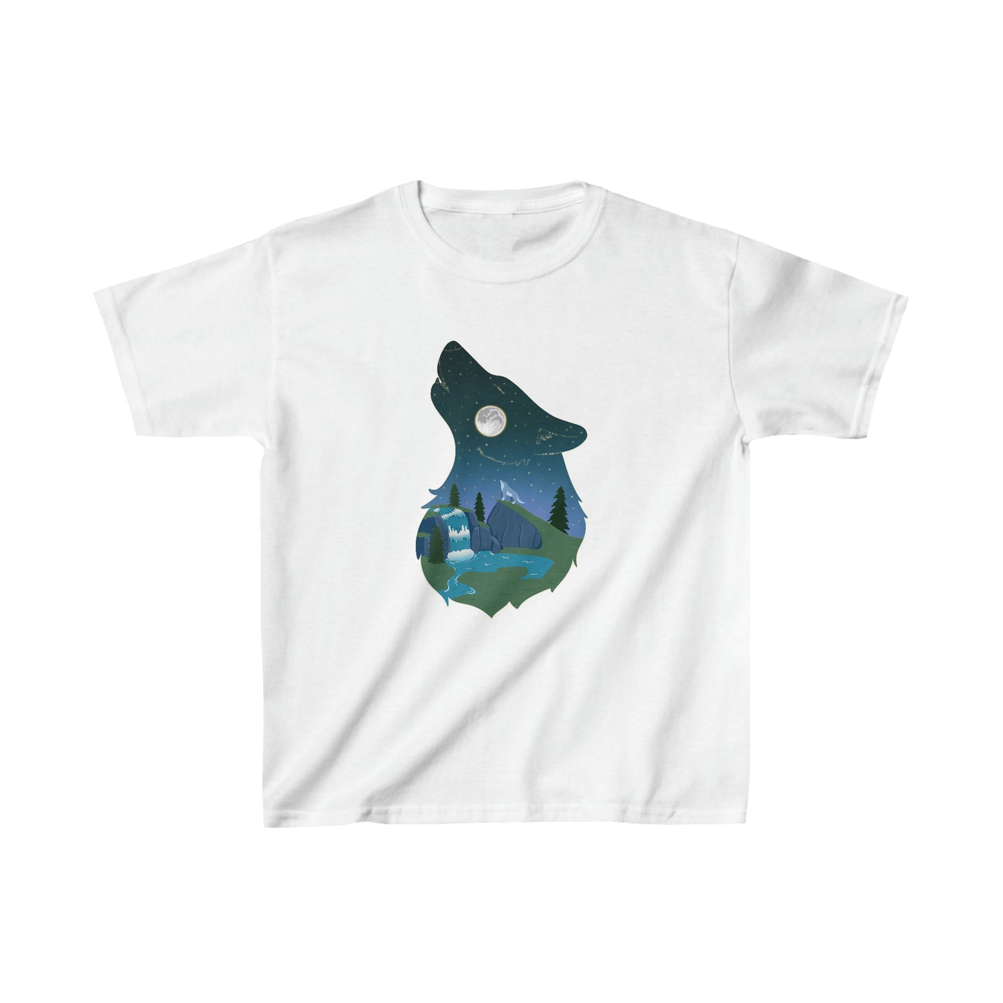 T-shirt enfant - Constellation loup