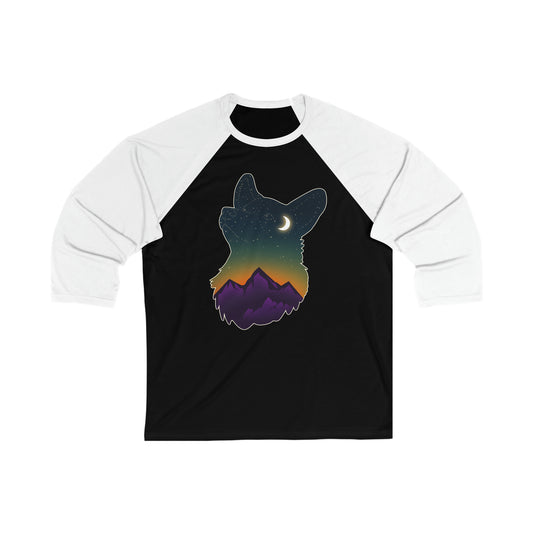 Chandail baseball - Unisexe - Constellation corgi