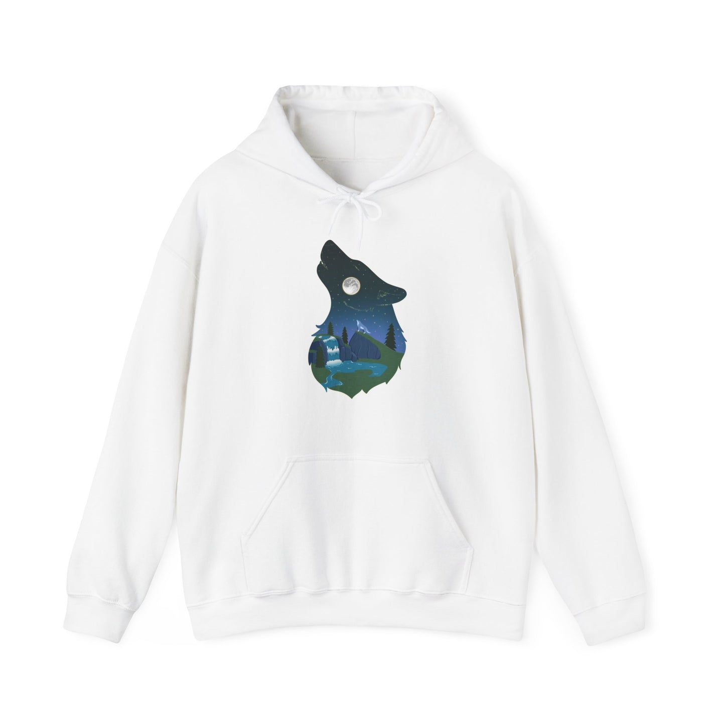 Hoodie - Unisexe - Constellation loup