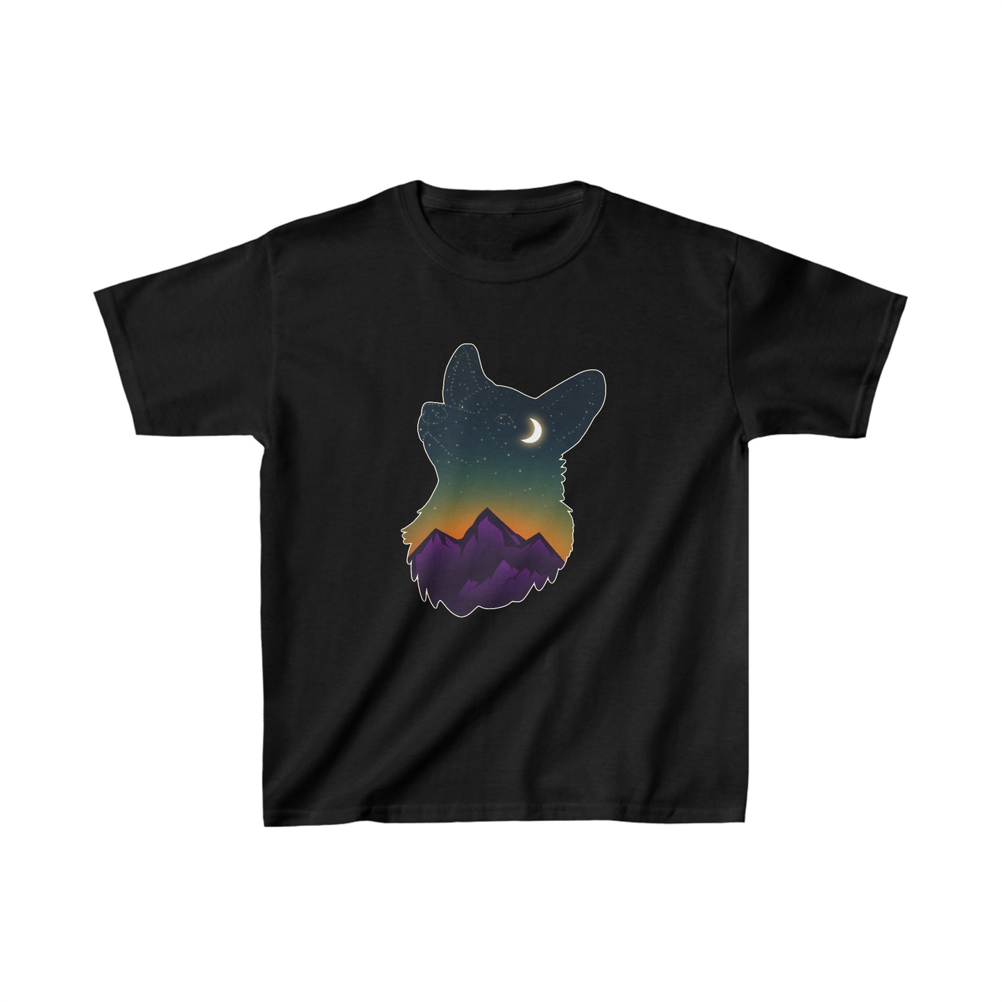 Children's t-shirt - Corgi constellation