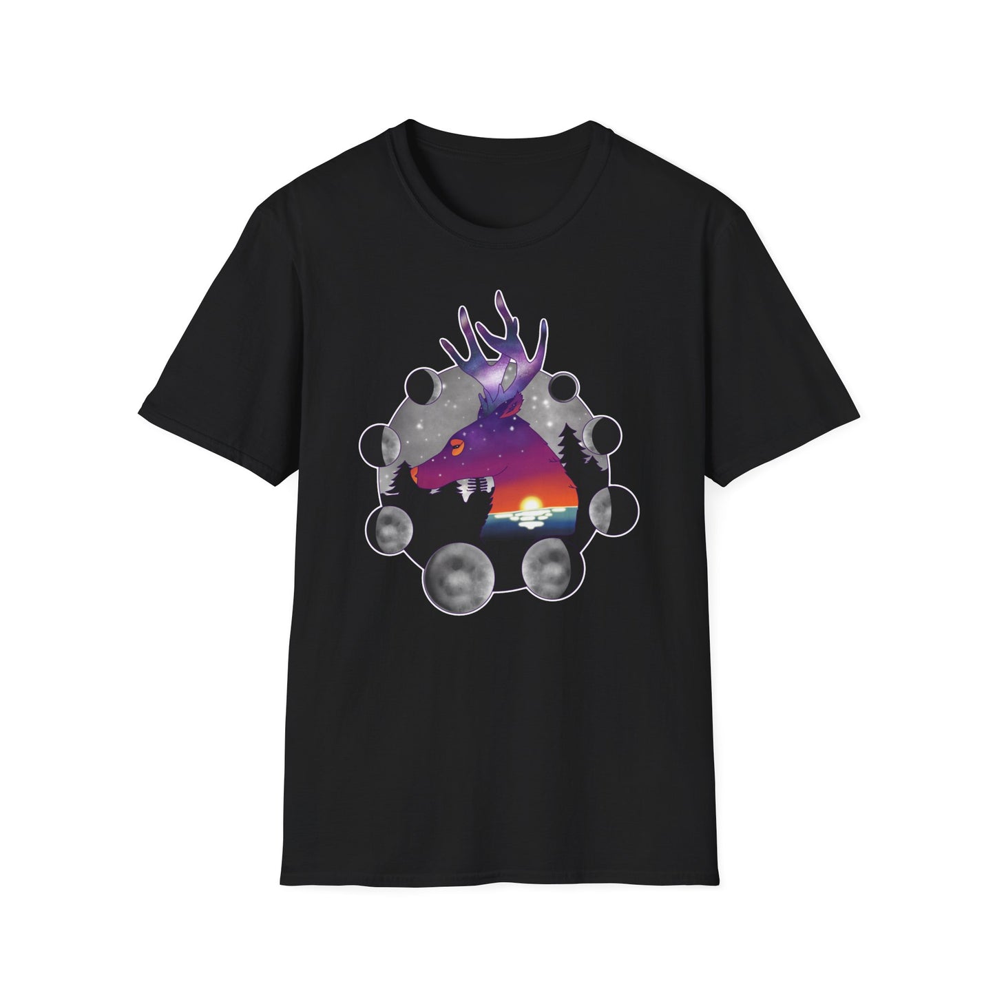 T-Shirt - Unisexe - Cerf cosmique