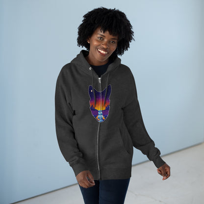 Full Zip Hoodie - Unisex - Fox Constellation