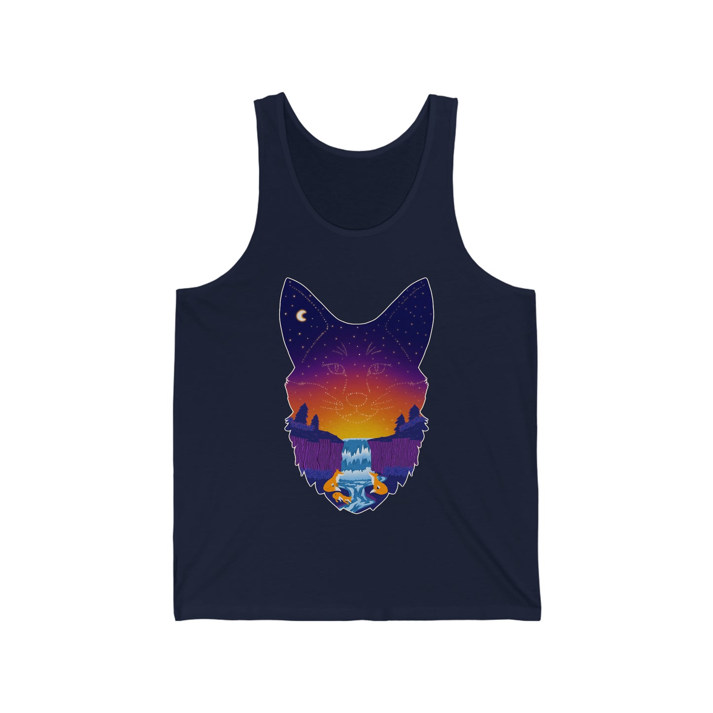 Tank top - Unisexe - Constellation renard