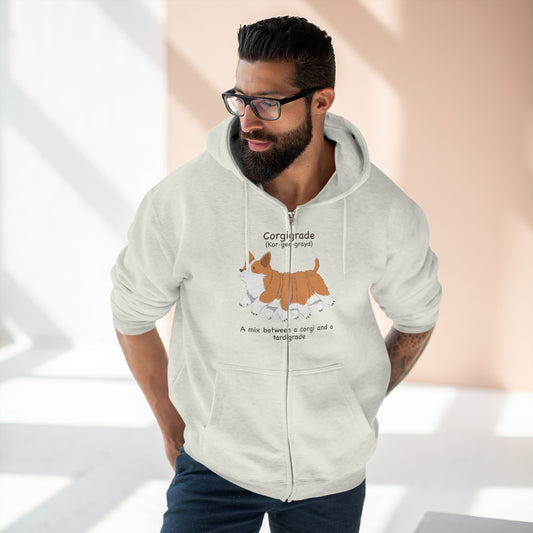 Full Zip Hoodie - Unisex - Corgigrade 