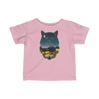 T-shirt bébé - Constellation chat
