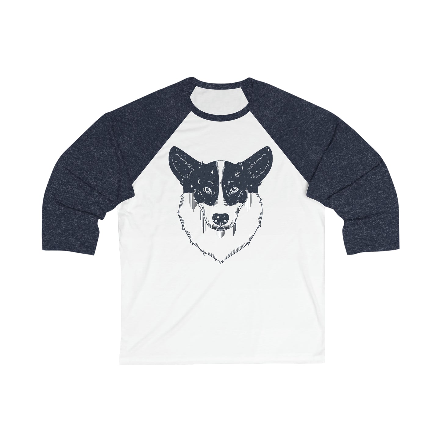 Chandail baseball - Unisexe - Corgi étoilé