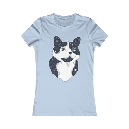 T-shirt femme - Chat étoilé