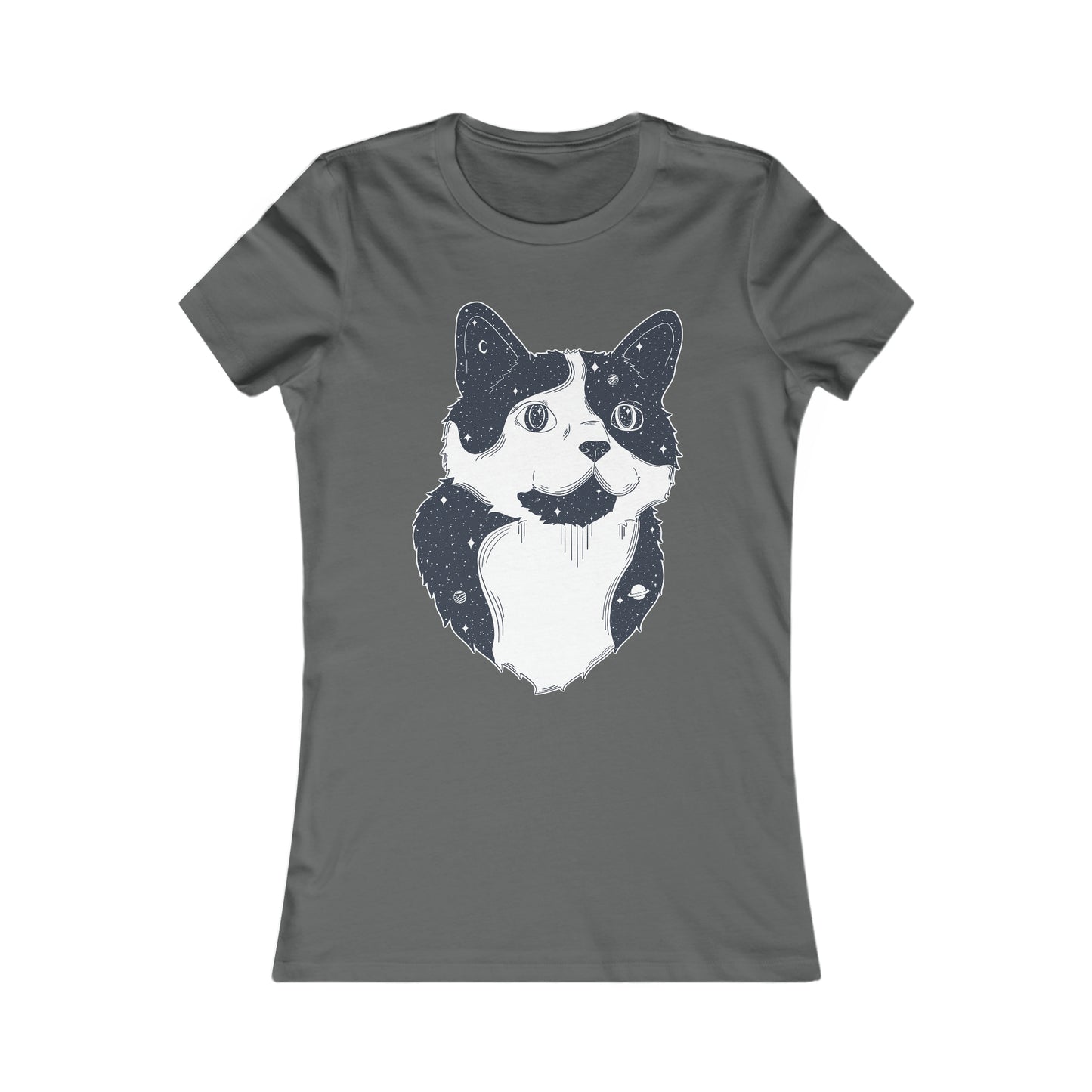 T-shirt femme - Chat étoilé