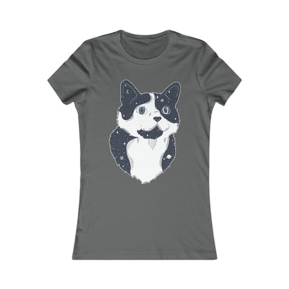 T-shirt femme - Chat étoilé