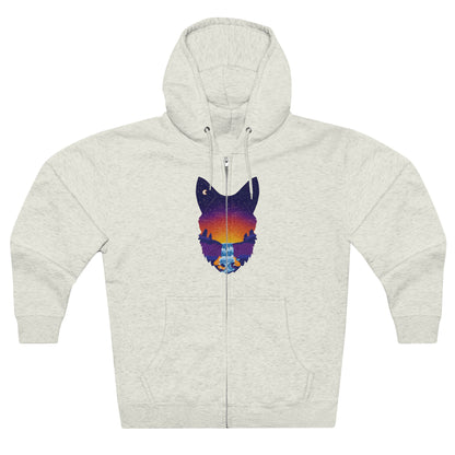 Full Zip Hoodie - Unisex - Fox Constellation