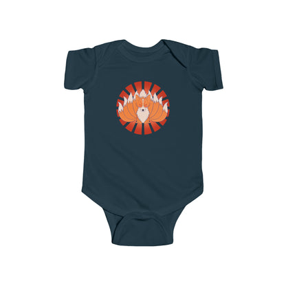 Short Sleeve Onesie - Nine-Tailed Corgi