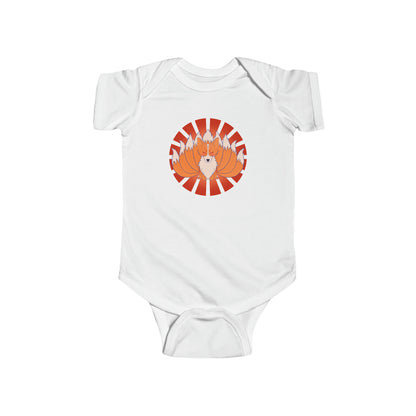 Short Sleeve Onesie - Nine-Tailed Corgi