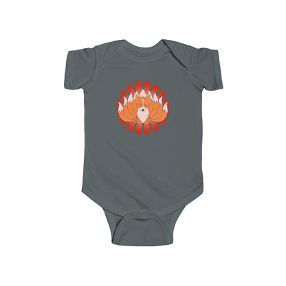 Short Sleeve Onesie - Nine-Tailed Corgi