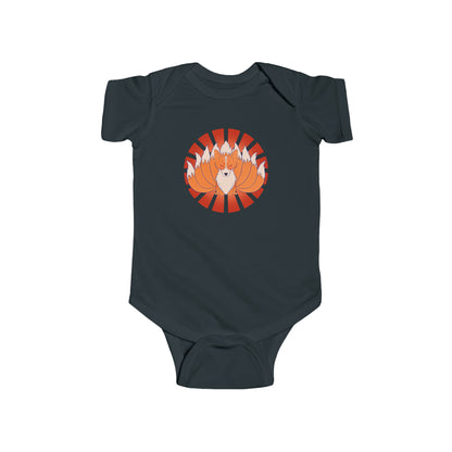 Short Sleeve Onesie - Nine-Tailed Corgi