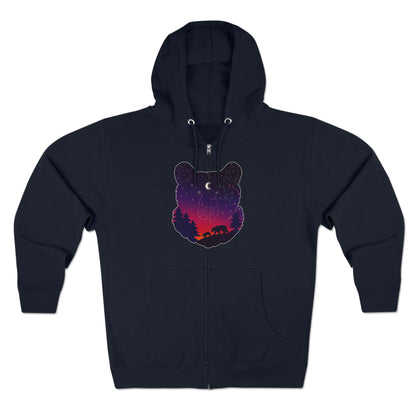Full Zip Hoodie - Unisex - Bear Constellation