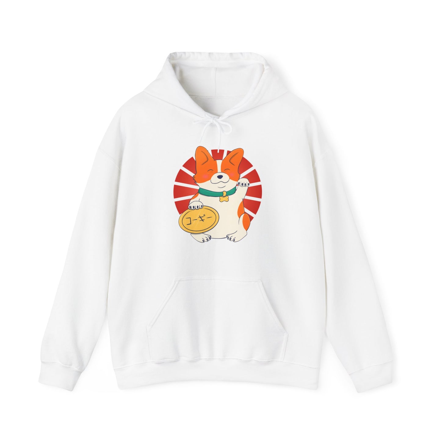 Hoodie - Unisexe - Maneki corgi