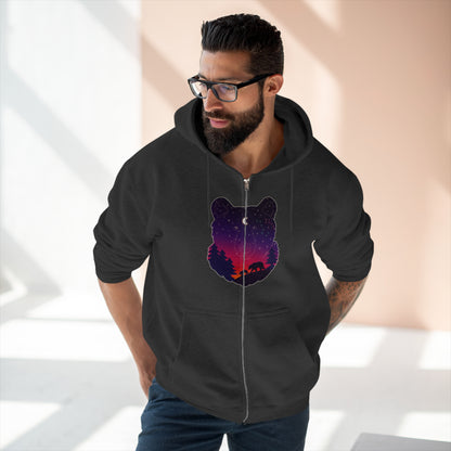 Full Zip Hoodie - Unisex - Bear Constellation