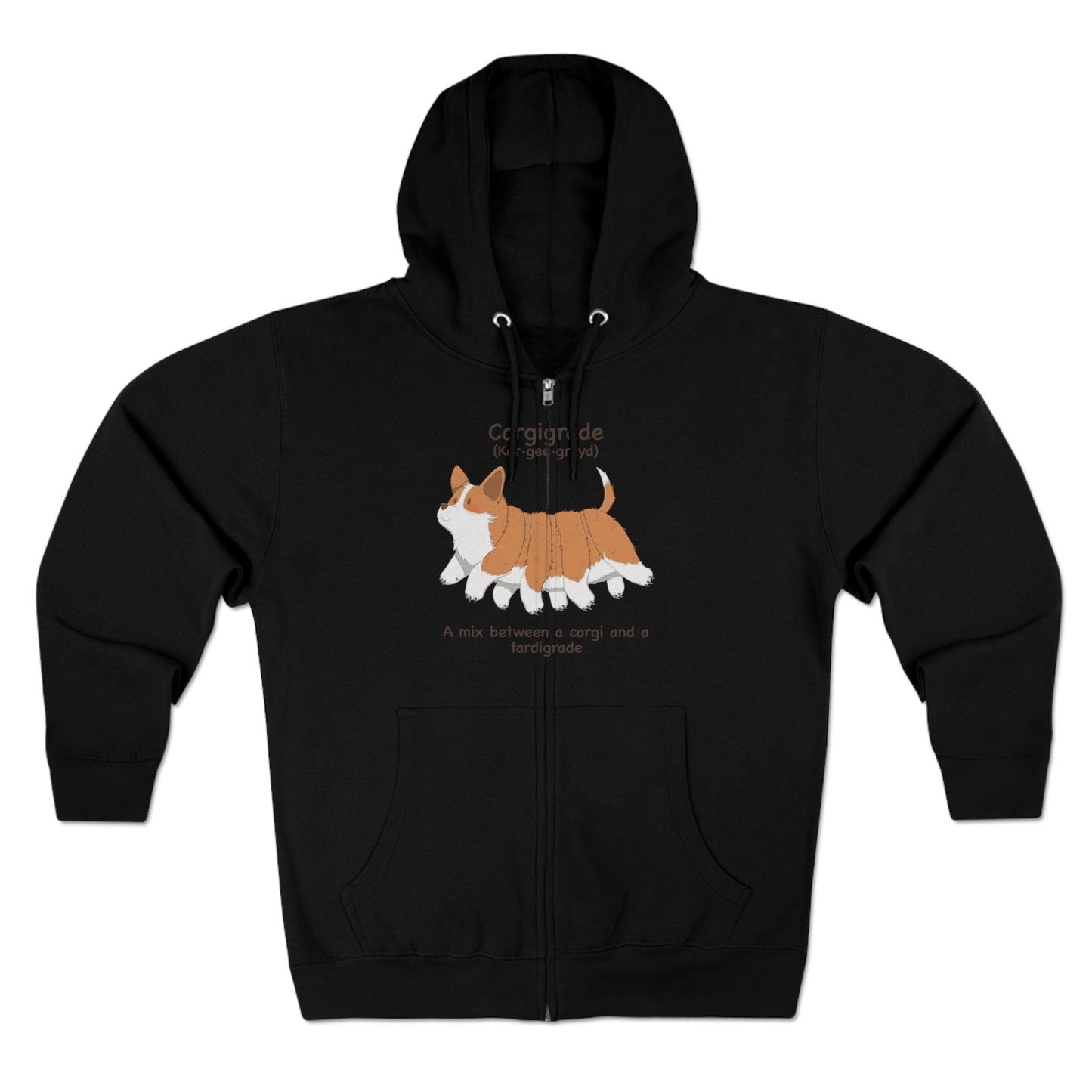 Full Zip Hoodie - Unisex - Corgigrade 