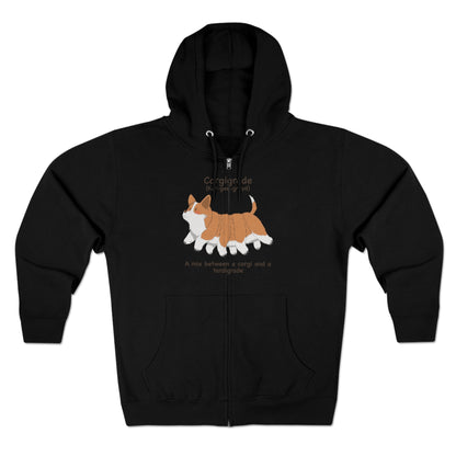 Full Zip Hoodie - Unisex - Corgigrade 