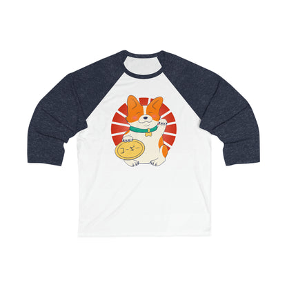 Chandail baseball - Unisexe - Maneki corgi