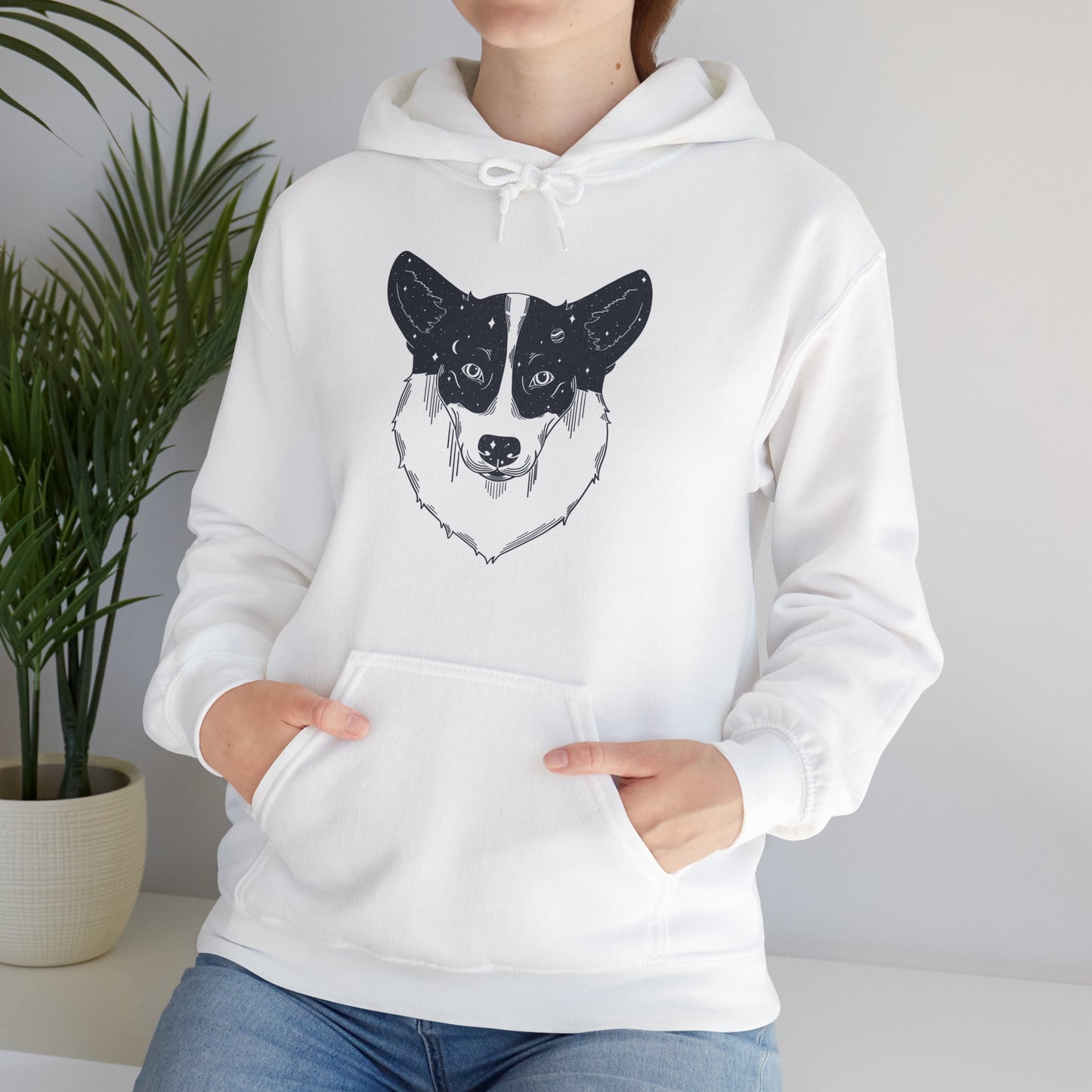 Hoodie - Unisexe - Corgi étoilé