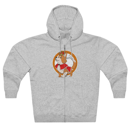 Full Zip Hoodie - Unisex - King corgi