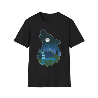 T-shirt - Unisex - Wolf Constellation