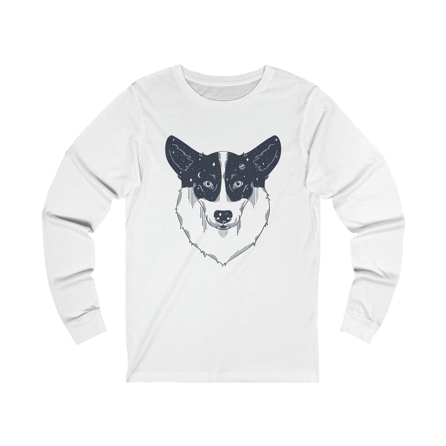 Chandail à manches longues - Unisexe - Corgi étoilé