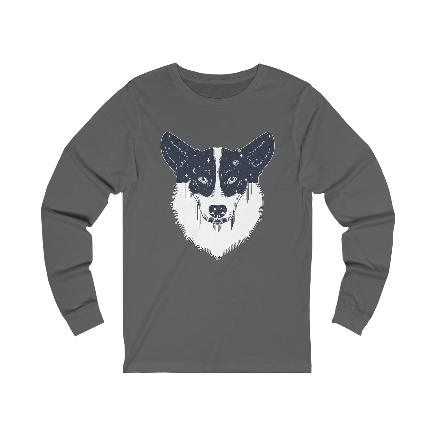 Chandail à manches longues - Unisexe - Corgi étoilé
