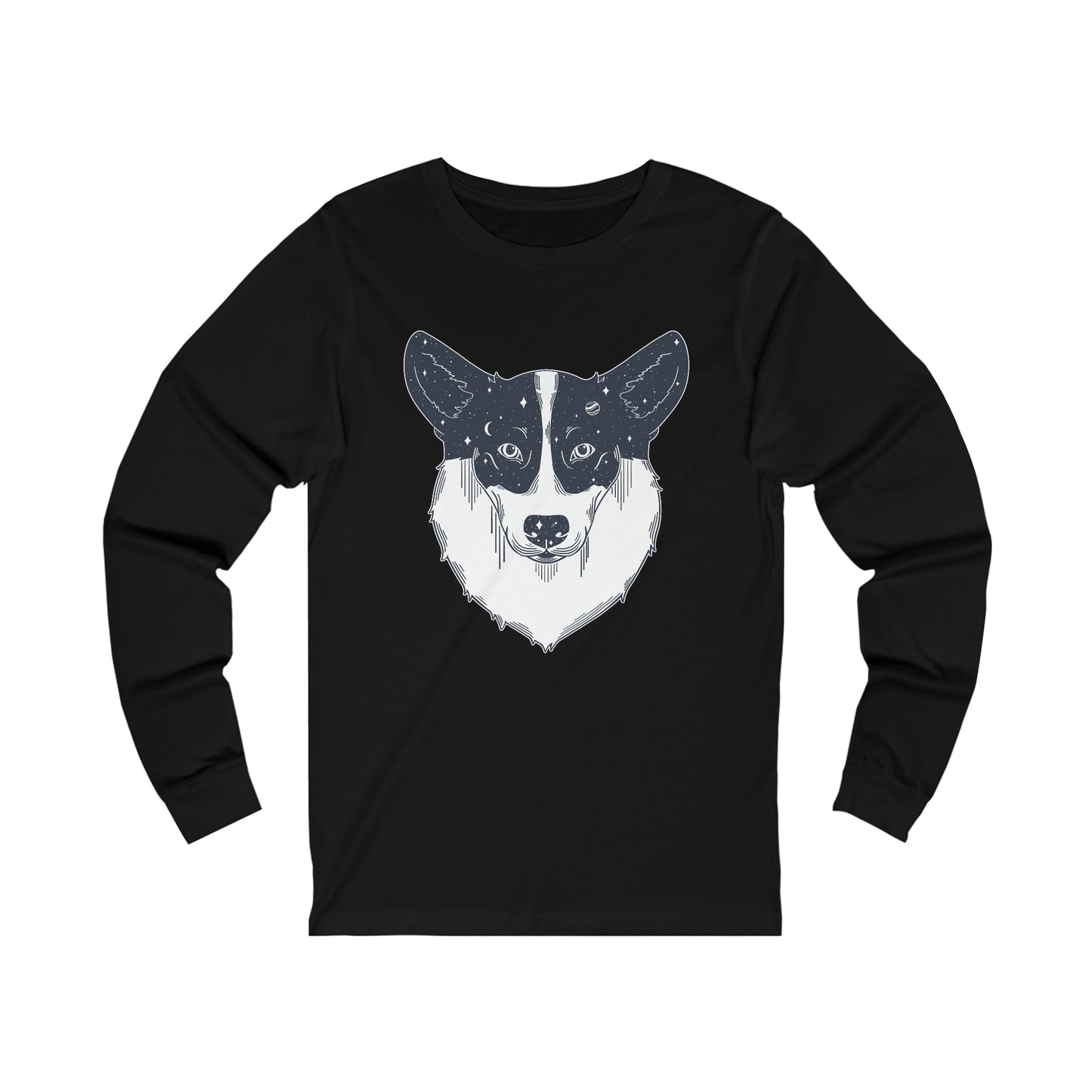 Chandail à manches longues - Unisexe - Corgi étoilé