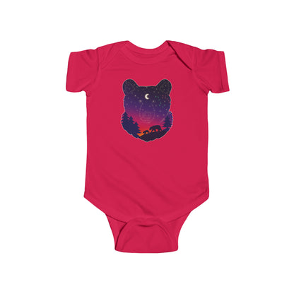 Short-sleeved onesie - Bear Constellation